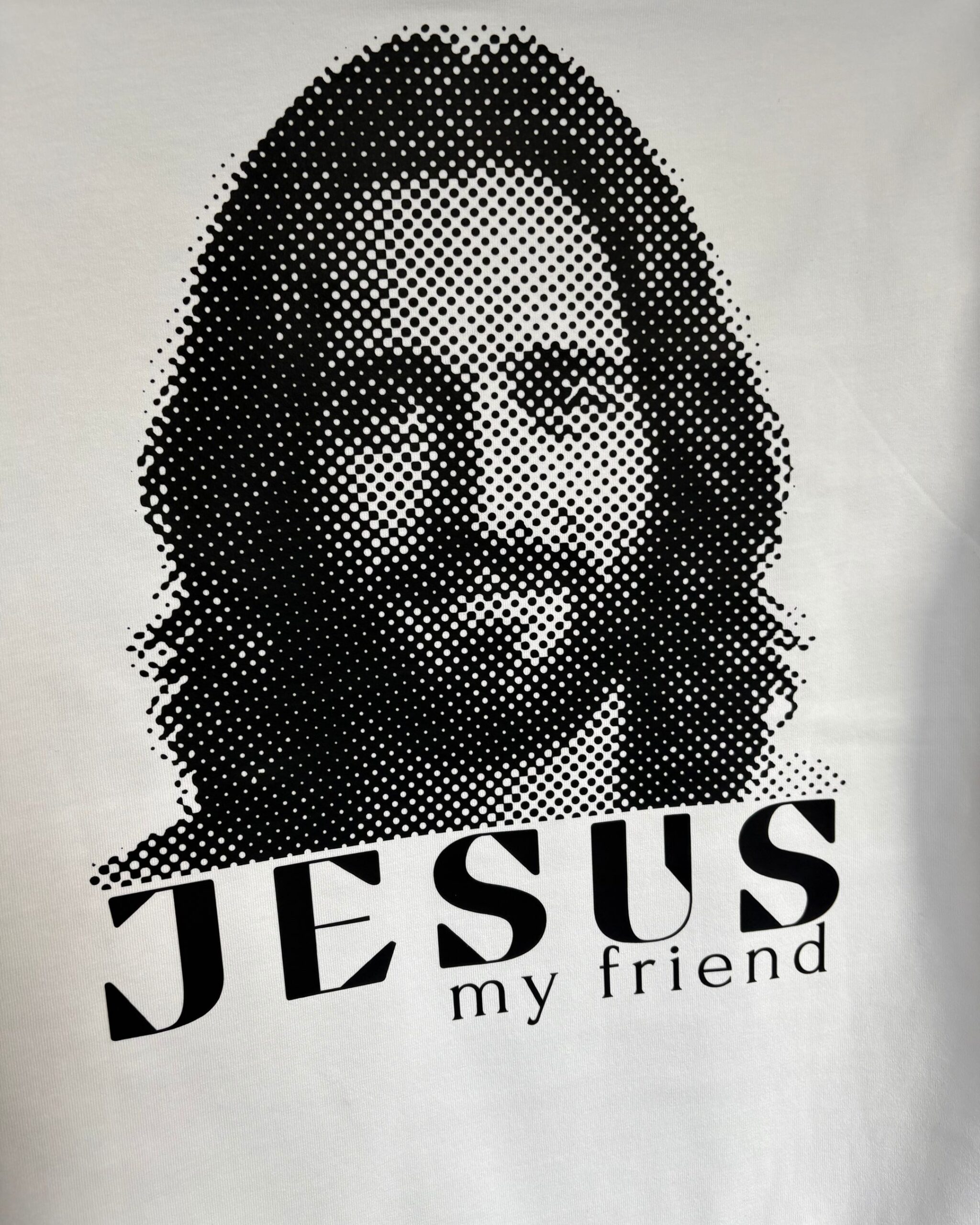 Koszulka z nadrukiem DTF Jesus my friend